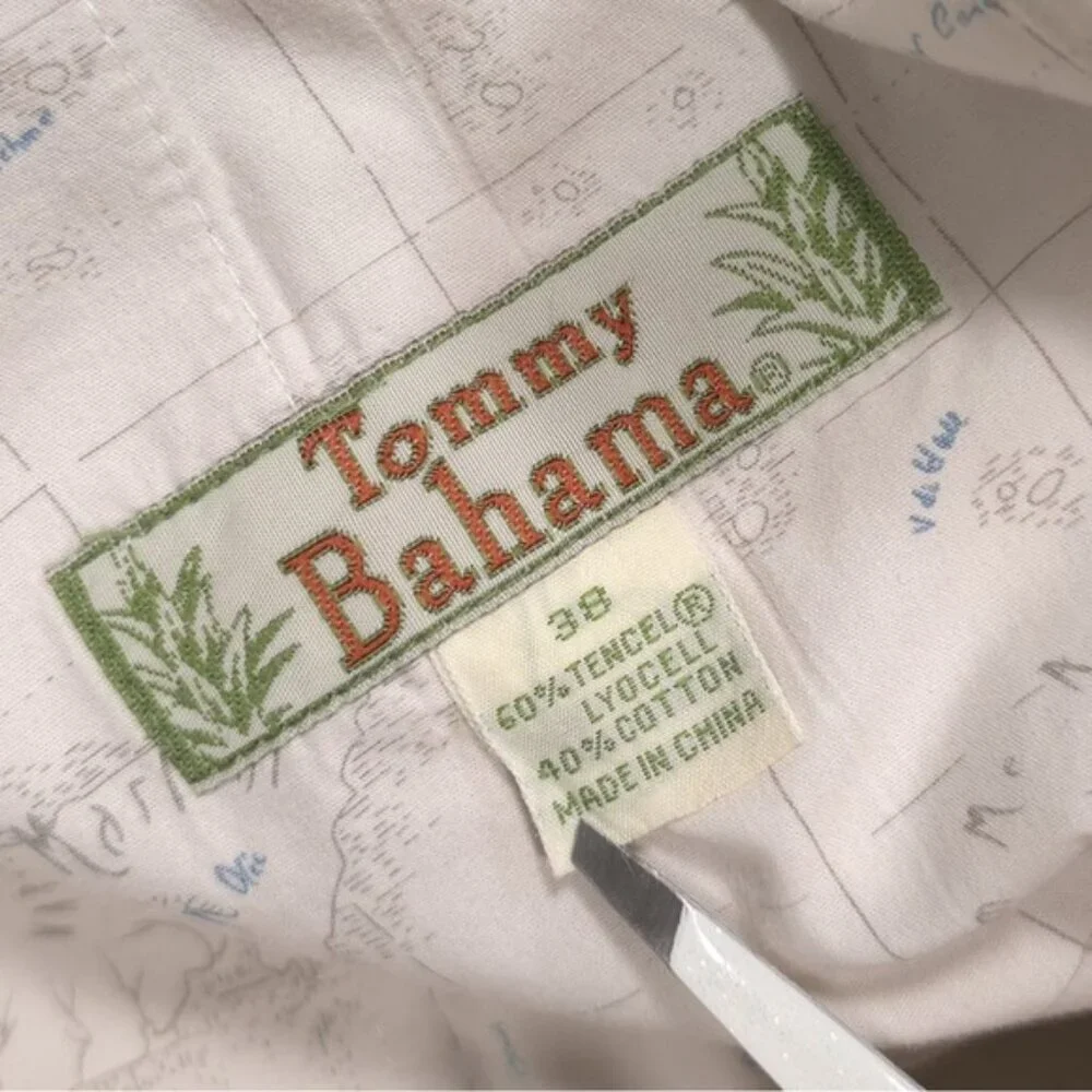 Tommy‎ Bahama Men’s Tencel Cotton Blend Pants Slacks Chino Beige Size 38
